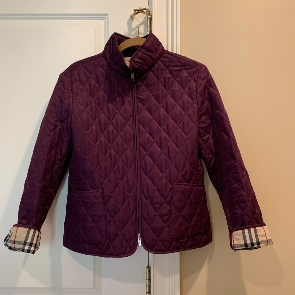 Burberry quilted jacket